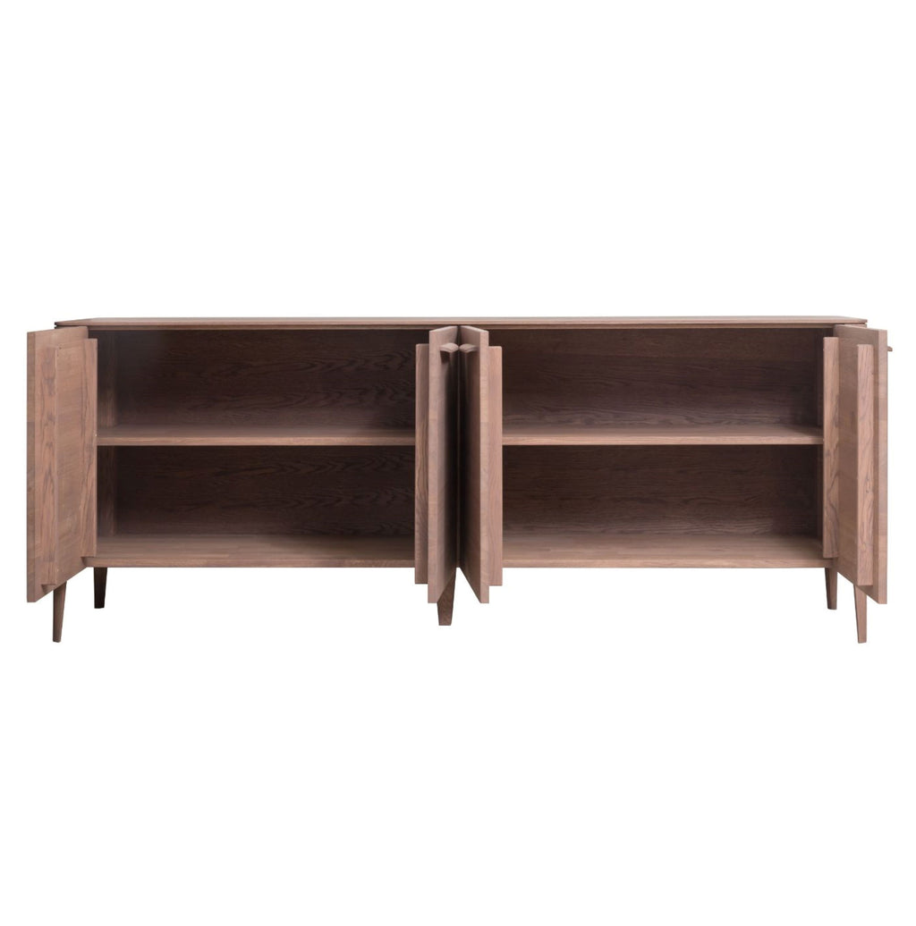 NordicStory Dressoir Ladekast in massief eikenhout 
