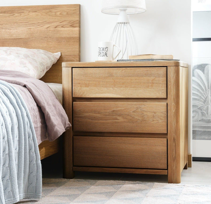 Elsa 30 eiken massief houten salontafel, 56,4 x 44 x 55 cm, NordicStory