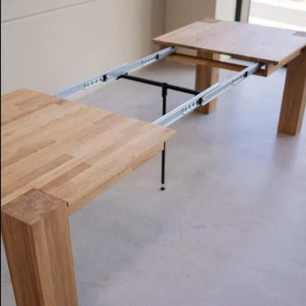 NordicStory Massief houten tafelset Ontario en 6 stoelen Provance Oak.Store