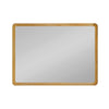 NordicStory Geneva eiken massief houten spiegel, 110 x 2,5 x 80 cm.