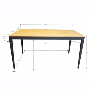 NordicStory MADRID Eiken massief houten eettafel MADRID Roble.Store