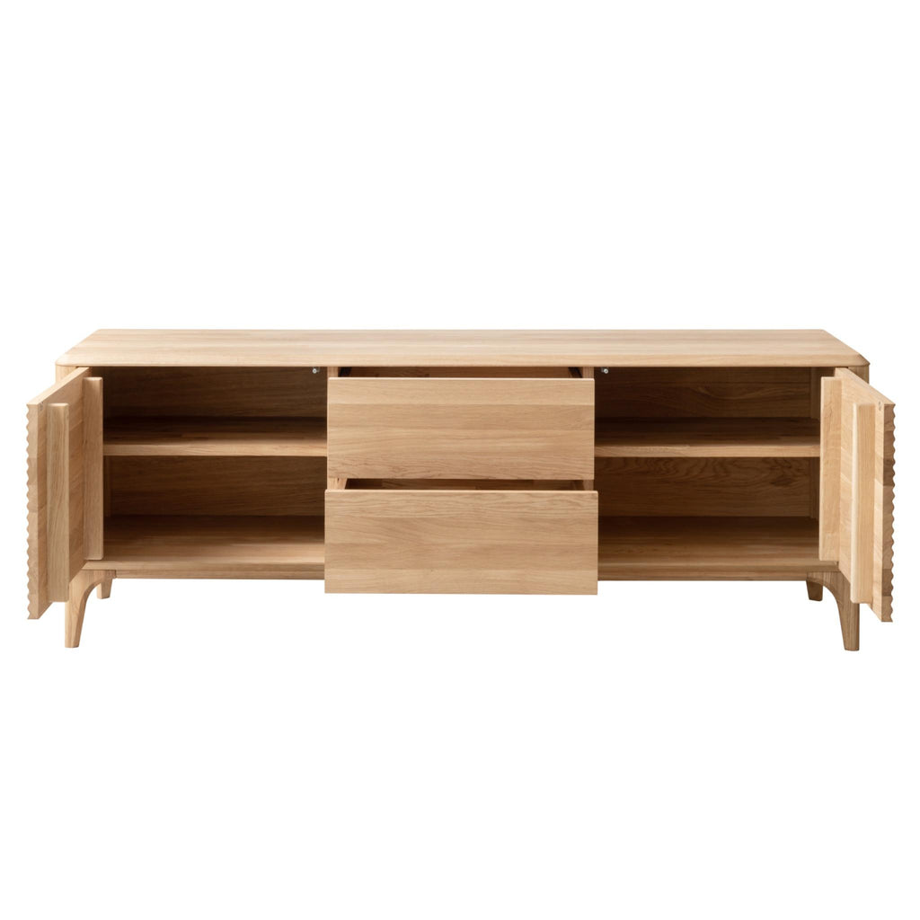NordicStory Oxford eiken massief houten TV-meubel 3.2.2