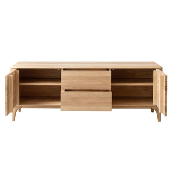 NordicStory Oxford eiken massief houten TV-meubel 3.2.2