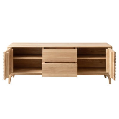 NordicStory Oxford eiken massief houten TV-meubel 3.2.2