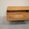 NordicStory Geneva eiken massief houten dressoir, 120 x 45 x 36,5 cm.