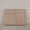 NordicStory Dressoir Ladekast in massief eikenhout