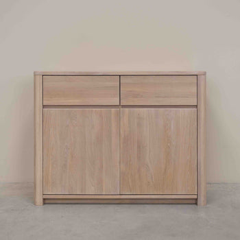 NordicStory Dressoir Ladekast in massief eikenhout