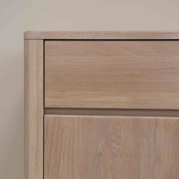 NordicStory Dressoir Ladekast in massief eikenhout