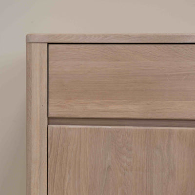 NordicStory Dressoir Ladekast in massief eikenhout