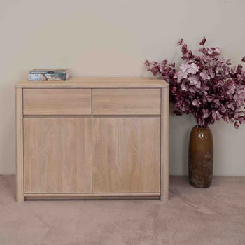 NordicStory Dressoir Ladekast in massief eikenhout