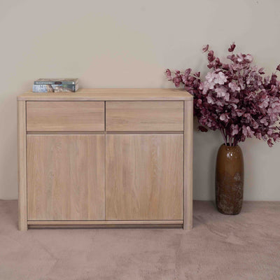 NordicStory Dressoir Ladekast in massief eikenhout