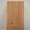 NordicStory Tron massief eiken kast, 135 x 55 x 220 cm.