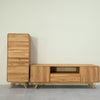 NordicStory TV-meubel in massief eiken Geneva 1, 160 x45 x 55 cm.