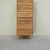 NordicStory ladekast in massief eiken Geneva 1, 50 x 42 x 126 cm.