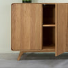 NordicStory Dressoir in massief eiken Geneva 1, 90 x 45 x 86 cm.
