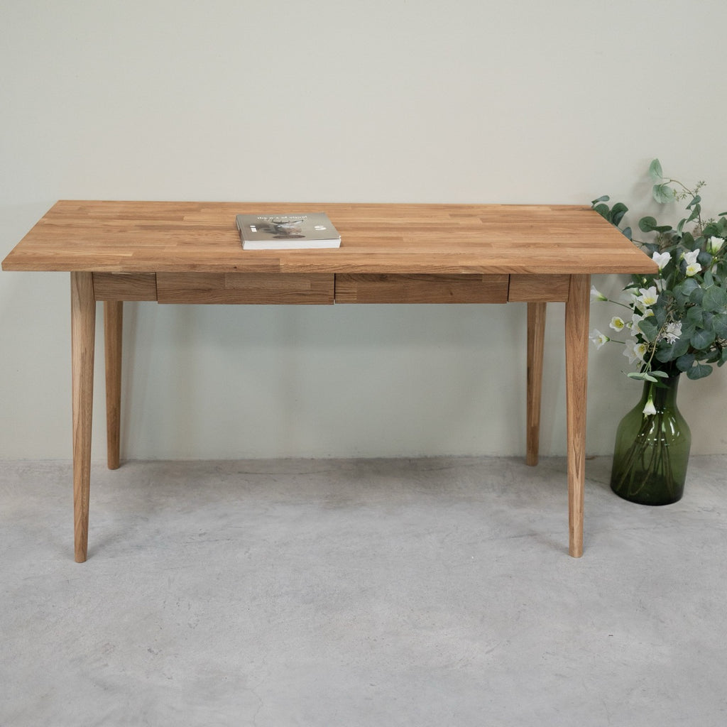 NordicStory Escandi 1 massief eiken bureau 140 x 60 x 75 cm.
