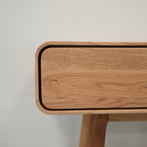 NordicStory Consolekast in massief eiken Geneva, 110 x 35 x 80 cm.
