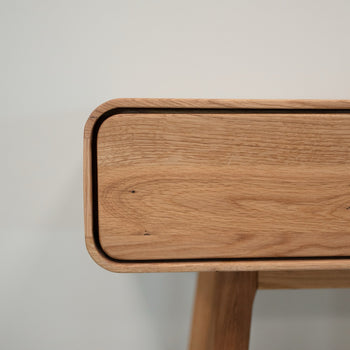 NordicStory Consolekast in massief eiken Geneva, 110 x 35 x 80 cm.