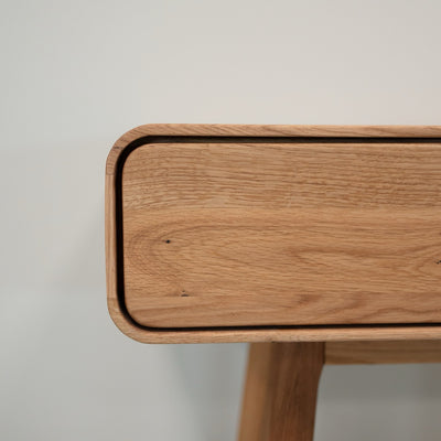 NordicStory Consolekast in massief eiken Geneva, 110 x 35 x 80 cm.
