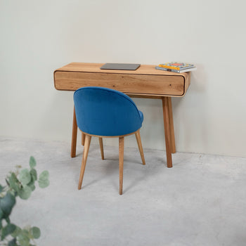 NordicStory Consolekast in massief eiken Geneva, 110 x 35 x 80 cm.