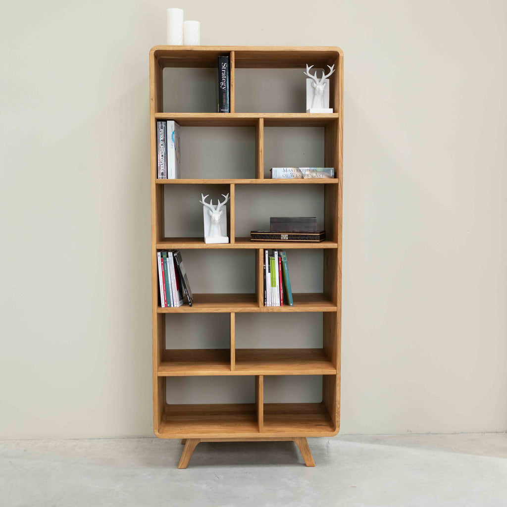 Oak.Store massief houten boekenkast
