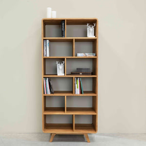 Oak.Store massief houten boekenkast