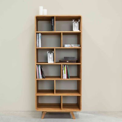 Oak.Store massief houten boekenkast