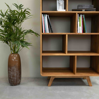 Oak.Store massief houten boekenkast