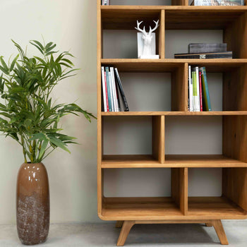Oak.Store massief houten boekenkast