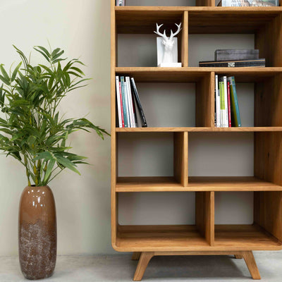 Oak.Store massief houten boekenkast