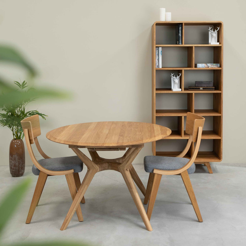 Oak.Store massief houten boekenkast