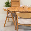 Roble.Store Ronde uitschuifbare eettafel in massief eikenhout 