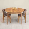 Roble.Store Ronde uitschuifbare eettafel in massief eikenhout 