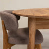 Roble.Store Ronde uitschuifbare eettafel in massief eikenhout 