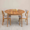 Roble.Store Ronde uitschuifbare eettafel in massief eikenhout 