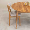 Roble.Store Ronde uitschuifbare eettafel in massief eikenhout 