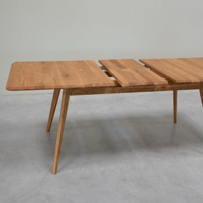 NordicStory Uitschuifbare eettafel in massief eikenhout Genève