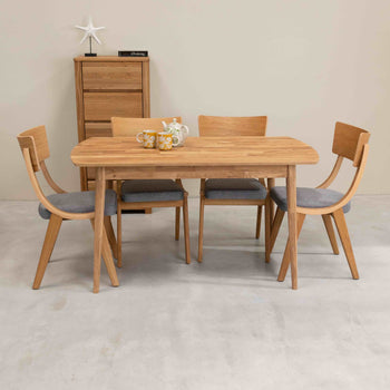 Roble.Store Rechthoekige eettafel in massief eikenhout 