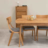 Roble.Store Rechthoekige eettafel in massief eikenhout 
