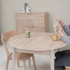 NordicStory Ronde uitschuifbare eettafel in massief eiken Escandi 3 Roble.Store