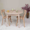 NordicStory Ronde uitschuifbare eettafel in massief eiken Escandi 3 Roble.Store