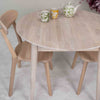 NordicStory Ronde uitschuifbare eettafel in massief eiken Escandi 3 Roble.Store
