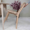 NordicStory Set Escandi 3 massief houten tafel en twee ISKU stoelen