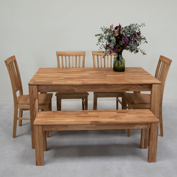 NordicStory Eettafel in massief eikenhout