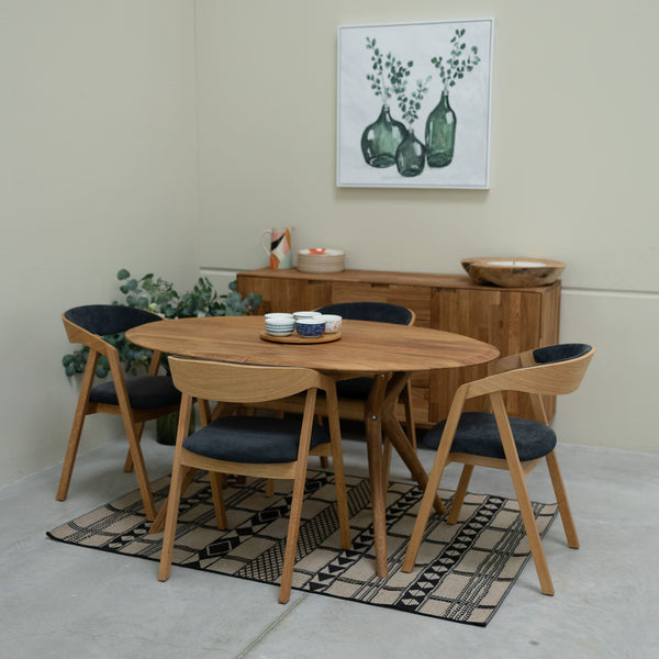 NordicStory Uitschuifbare eettafel in massief eiken Carmen Roble.Store