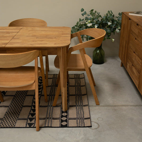 Set van 2 of 4 Knut massief eiken eetkamerstoelen | VESKOR
