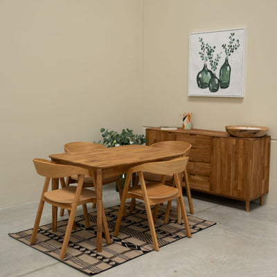 NordicStory Uitschuifbare eettafel in massief eiken Frankrijk Roble.Store