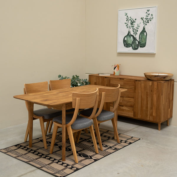 NordicStory Uitschuifbare eettafel in massief eiken Frankrijk Roble.Store