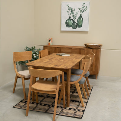 NordicStory Uitschuifbare eettafel in massief eiken Frankrijk Roble.Store