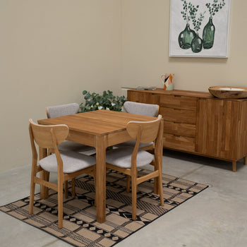 NordicStory Uitschuifbare eettafel in massief eiken Marsi Roble.Store